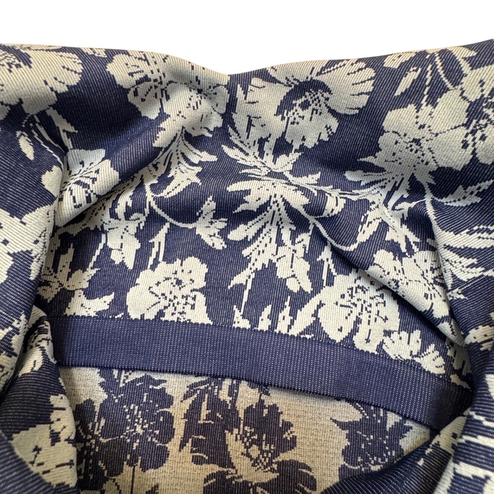 Free People Intimately Floral Jacquard Bodysuit Blue White XS/S Boho Coquette - Picture 5 of 6